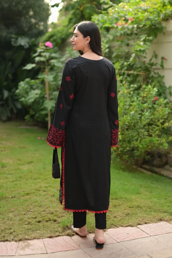 EMBROIDERED LAWN D-1009 - Image 7