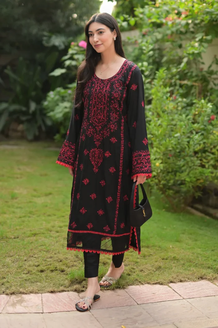 EMBROIDERED LAWN D-1009 - Image 9