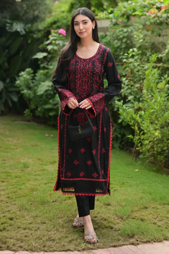EMBROIDERED LAWN D-1009 - Image 2