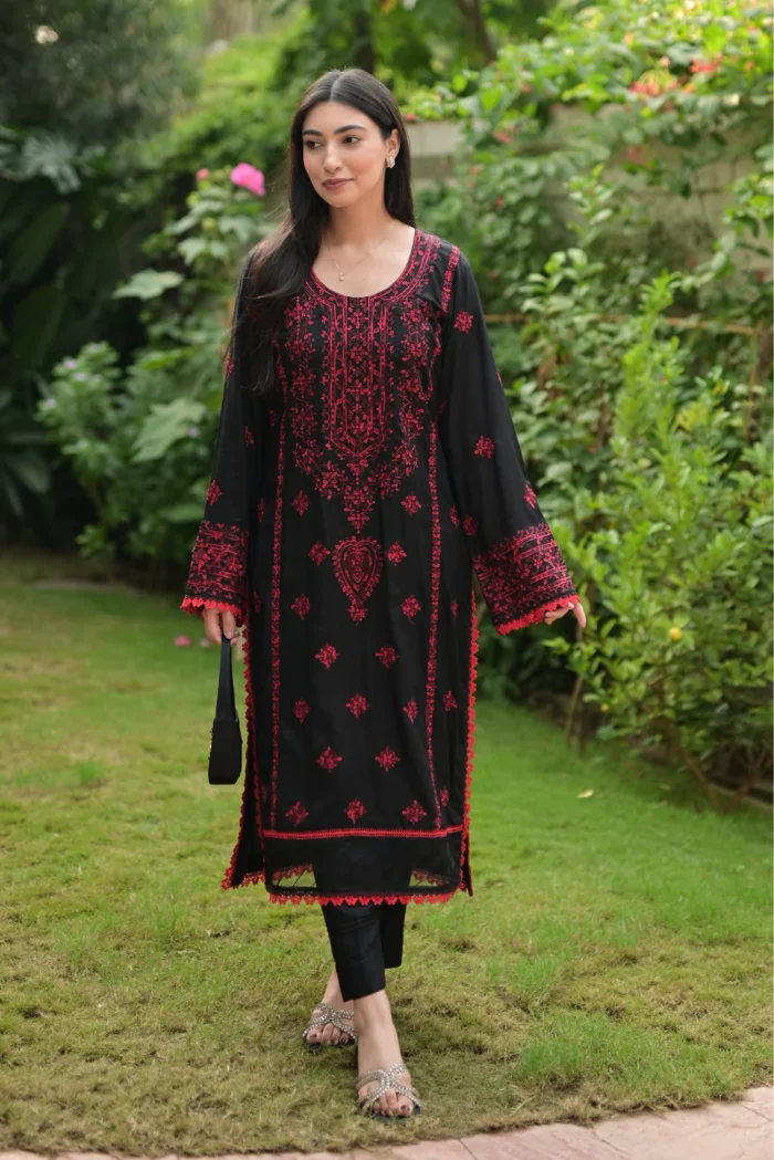 EMBROIDERED LAWN D-1009 - Image 3
