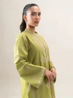 EMBROIDERED LAWN SUIT-MOSS MIRAGE (UNSTITCHED)