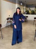 Beyond East Embroidered Suit