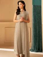 CROSS STITCH FEATHER GREY