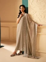 CROSS STITCH FEATHER GREY - Image 2