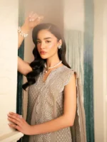 CROSS STITCH FEATHER GREY - Image 4