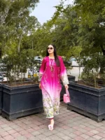 Farsaab  PINK OPAL KAFTAN - Image 4