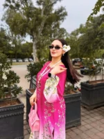 Farsaab  PINK OPAL KAFTAN - Image 7