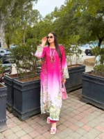 Farsaab  PINK OPAL KAFTAN