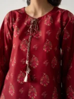 ZAYMAL MAROON IVORY - Image 5