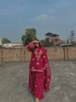 Sijal and Samaha Hot Pink Farshi - Image 3