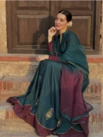 THE AFFORDABLE DESIGNER Teal Frock