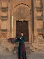THE AFFORDABLE DESIGNER Teal Frock - Image 4