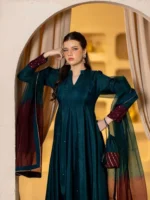THE AFFORDABLE DESIGNER Teal Frock - Image 5